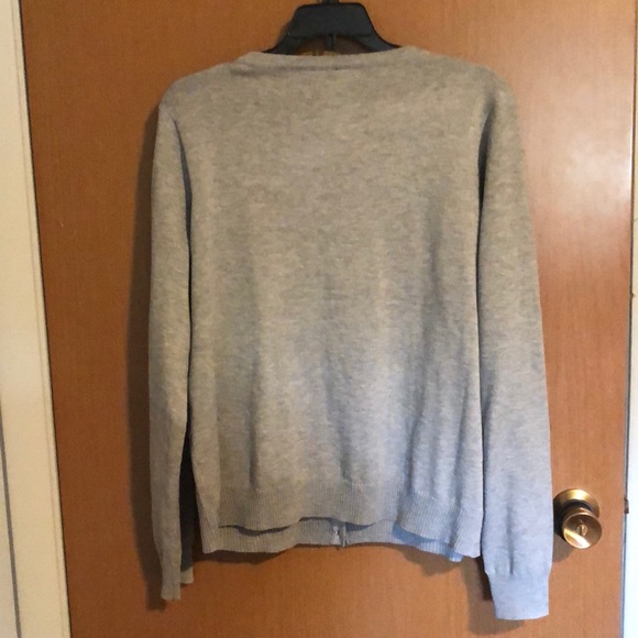 Gray cardigan sweater - Picture 4 of 4